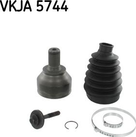 SKF VKJA 5744 - Шарнирный комплект, ШРУС, приводной вал autospares.lv