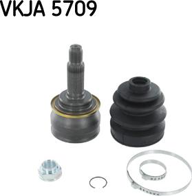 SKF VKJA 5709 - Шарнирный комплект, ШРУС, приводной вал autospares.lv