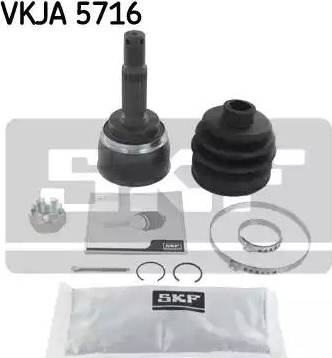 SKF VKJA 5716 - Шарнирный комплект, ШРУС, приводной вал autospares.lv