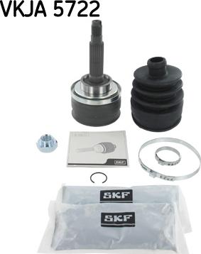 SKF VKJA 5722 - Шарнирный комплект, ШРУС, приводной вал autospares.lv