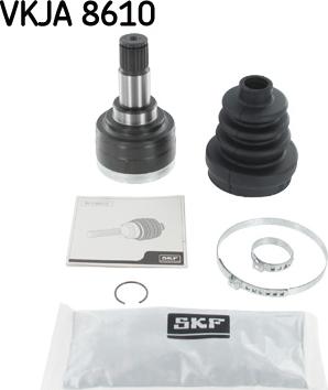 SKF VKJA 8610 - Шарнирный комплект, ШРУС, приводной вал autospares.lv