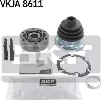 SKF VKJA 8611 - Шарнирный комплект, ШРУС, приводной вал autospares.lv