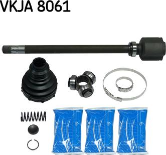 SKF VKJA 8061 - Шарнирный комплект, ШРУС, приводной вал autospares.lv