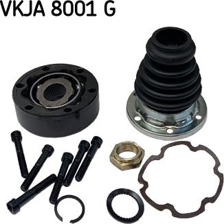 SKF VKJA 8001 G - Шарнирный комплект, ШРУС, приводной вал autospares.lv