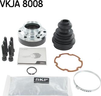 SKF VKJA 8008 - Шарнирный комплект, ШРУС, приводной вал autospares.lv