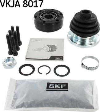 SKF VKJA 8017 - Шарнирный комплект, ШРУС, приводной вал autospares.lv