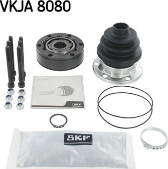 SKF VKJA 8080 - Шарнирный комплект, ШРУС, приводной вал autospares.lv