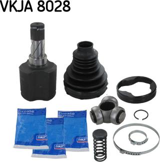 SKF VKJA 8028 - Шарнирный комплект, ШРУС, приводной вал autospares.lv