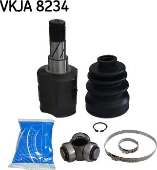 SKF VKJA 8234 - Шарнирный комплект, ШРУС, приводной вал autospares.lv