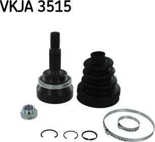 SKF VKJA 3515 - Шарнирный комплект, ШРУС, приводной вал autospares.lv