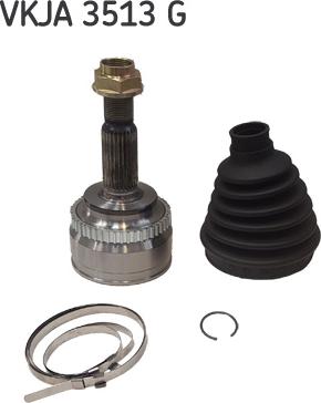 SKF VKJA 3513 G - Шарнирный комплект, ШРУС, приводной вал autospares.lv