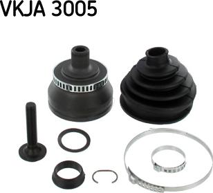 SKF VKJA 3005 - Шарнирный комплект, ШРУС, приводной вал autospares.lv