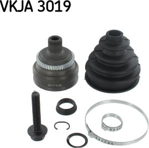 SKF VKJA 3019 - Шарнирный комплект, ШРУС, приводной вал autospares.lv