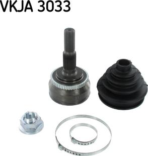 SKF VKJA 3033 - Шарнирный комплект, ШРУС, приводной вал autospares.lv