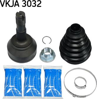 SKF VKJA 3032 - Шарнирный комплект, ШРУС, приводной вал autospares.lv