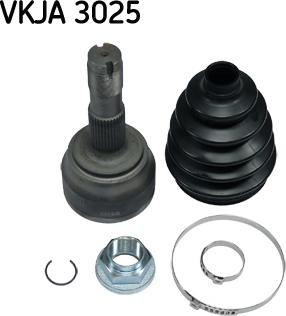 SKF VKJA 3025 - Шарнирный комплект, ШРУС, приводной вал autospares.lv