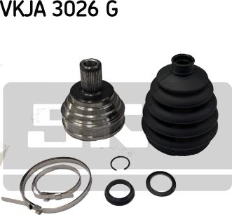 SKF VKJA 3026 G - Шарнирный комплект, ШРУС, приводной вал autospares.lv