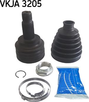 SKF VKJA 3205 - Шарнирный комплект, ШРУС, приводной вал autospares.lv