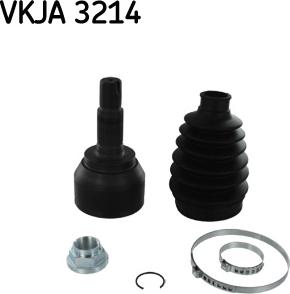 SKF VKJA 3214 - Шарнирный комплект, ШРУС, приводной вал autospares.lv