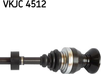 SKF VKJC 4512 - Приводной вал autospares.lv