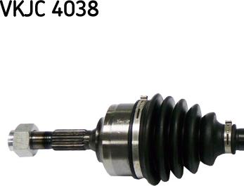 SKF VKJC 4038 - Приводной вал autospares.lv