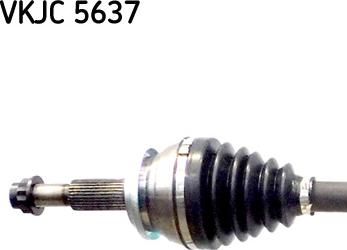 SKF VKJC 5637 - Приводной вал autospares.lv