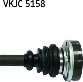 SKF VKJC 5158 - Приводной вал autospares.lv