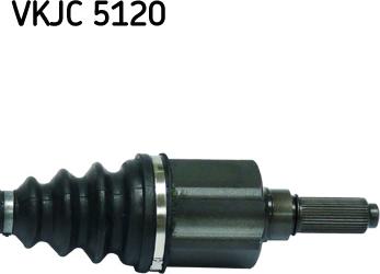 SKF VKJC 5120 - Приводной вал autospares.lv