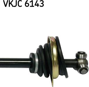 SKF VKJC 6143 - Приводной вал autospares.lv