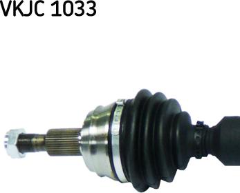 SKF VKJC 1033 - Приводной вал autospares.lv