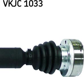 SKF VKJC 1033 - Приводной вал autospares.lv