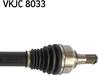 SKF VKJC 8033 - Приводной вал autospares.lv