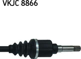 SKF VKJC 8866 - Приводной вал autospares.lv