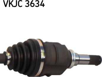 SKF VKJC 3634 - Приводной вал autospares.lv