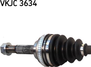 SKF VKJC 3634 - Приводной вал autospares.lv