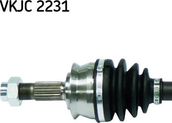 SKF VKJC 2231 - Приводной вал autospares.lv