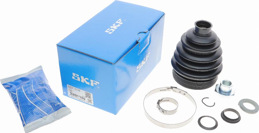 SKF VKJP 3158 - Пыльник, приводной вал autospares.lv