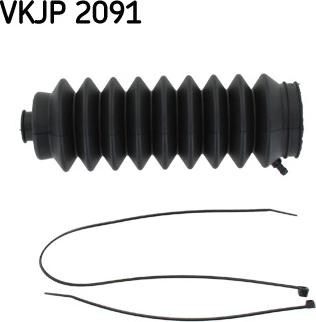 SKF VKJP 2091 - Комплект пыльника, рулевое управление autospares.lv