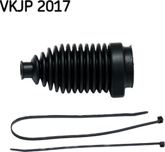 SKF VKJP 2017 - Комплект пыльника, рулевое управление autospares.lv
