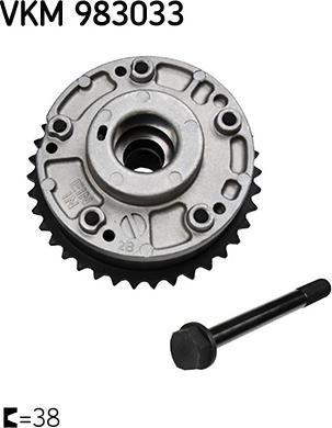 SKF VKM 983033 - Шестерня привода распределительного вала autospares.lv