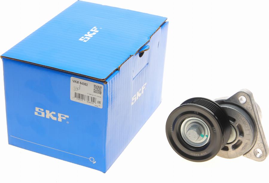 SKF VKM 64002 - Ролик, поликлиновый ремень autospares.lv