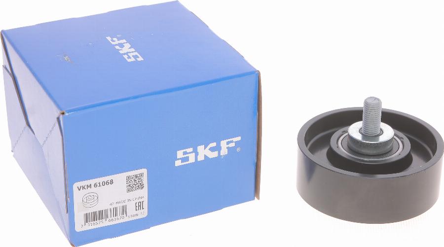 SKF VKM 61068 - Ролик, поликлиновый ремень autospares.lv