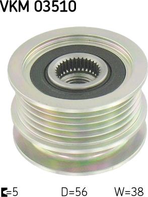 SKF VKM 03510 - Шкив генератора, муфта autospares.lv