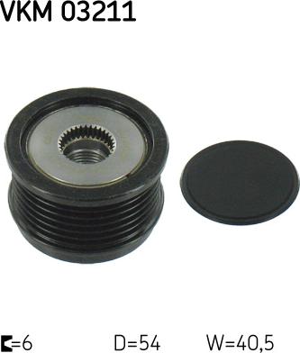 SKF VKM 03211 - Шкив генератора, муфта autospares.lv