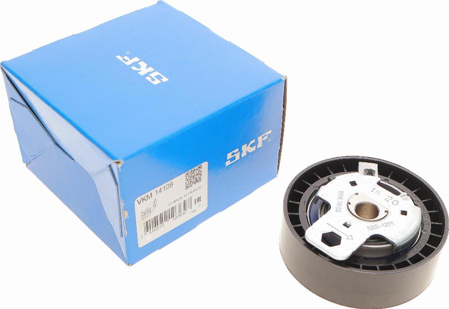 SKF VKM 14108 - Натяжной ролик, зубчатый ремень ГРМ autospares.lv