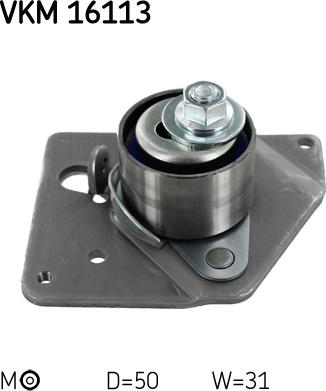 SKF VKM 16113 - Натяжной ролик, зубчатый ремень ГРМ autospares.lv