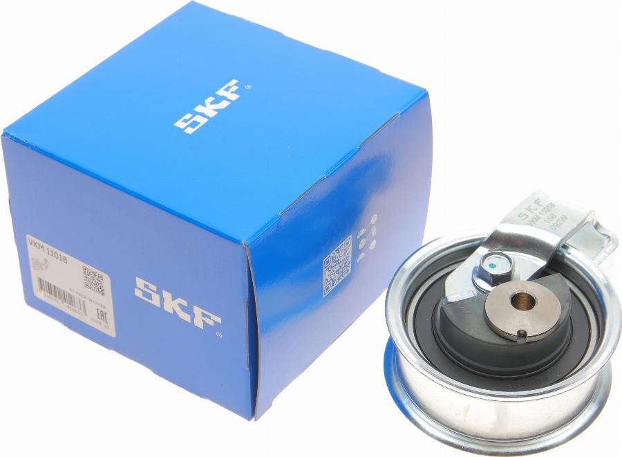 SKF VKM 11018 - Натяжной ролик, зубчатый ремень ГРМ autospares.lv