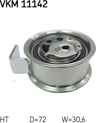 SKF VKM 11142 - Натяжной ролик, зубчатый ремень ГРМ autospares.lv