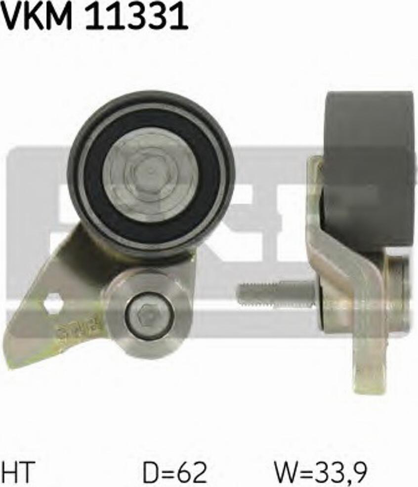 SKF VKM 11331 - Натяжной ролик, зубчатый ремень ГРМ autospares.lv