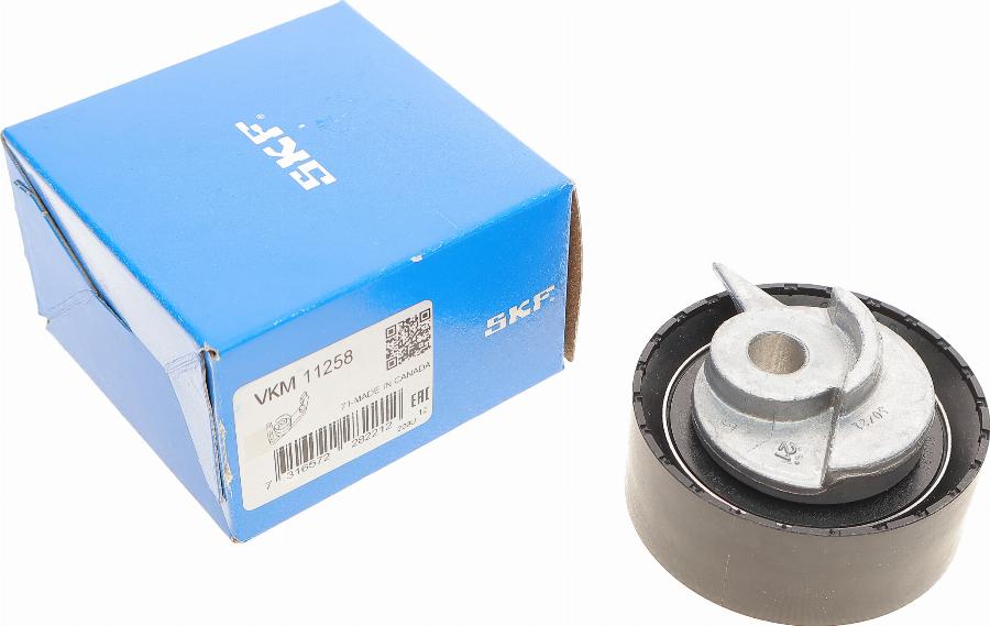 SKF VKM 11258 - Натяжной ролик, зубчатый ремень ГРМ autospares.lv